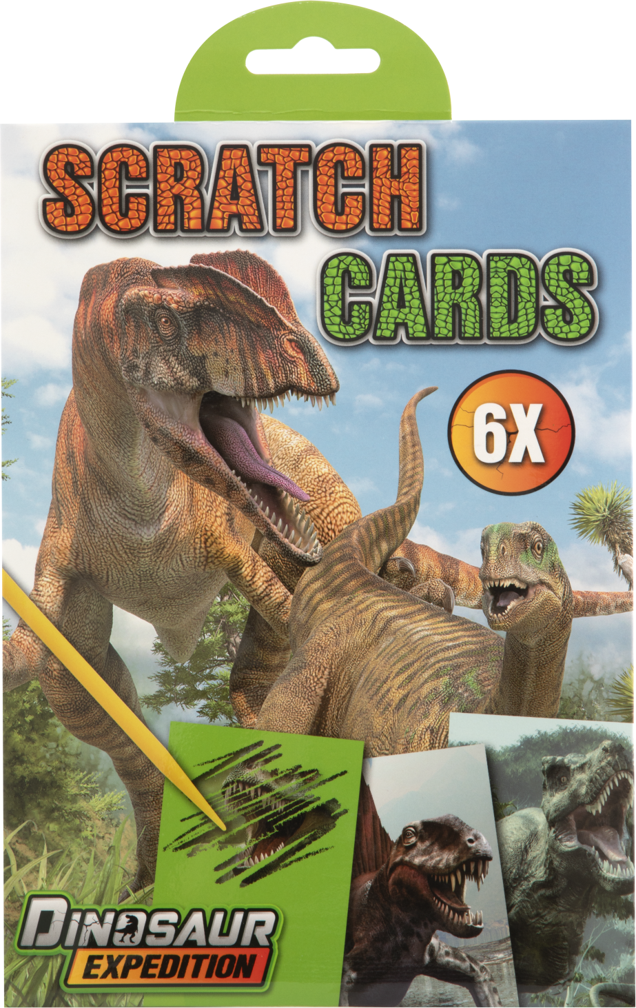 Product detail of Vyškrabávací obrázky Dinosaurů  6 scratcg cards 21x14 - Craft Creative