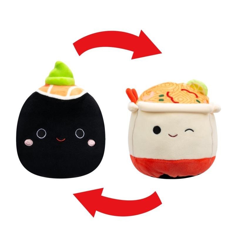 Levně Squishmallows 2v1 Sushi Shozo a Nudle Daley 13 cm