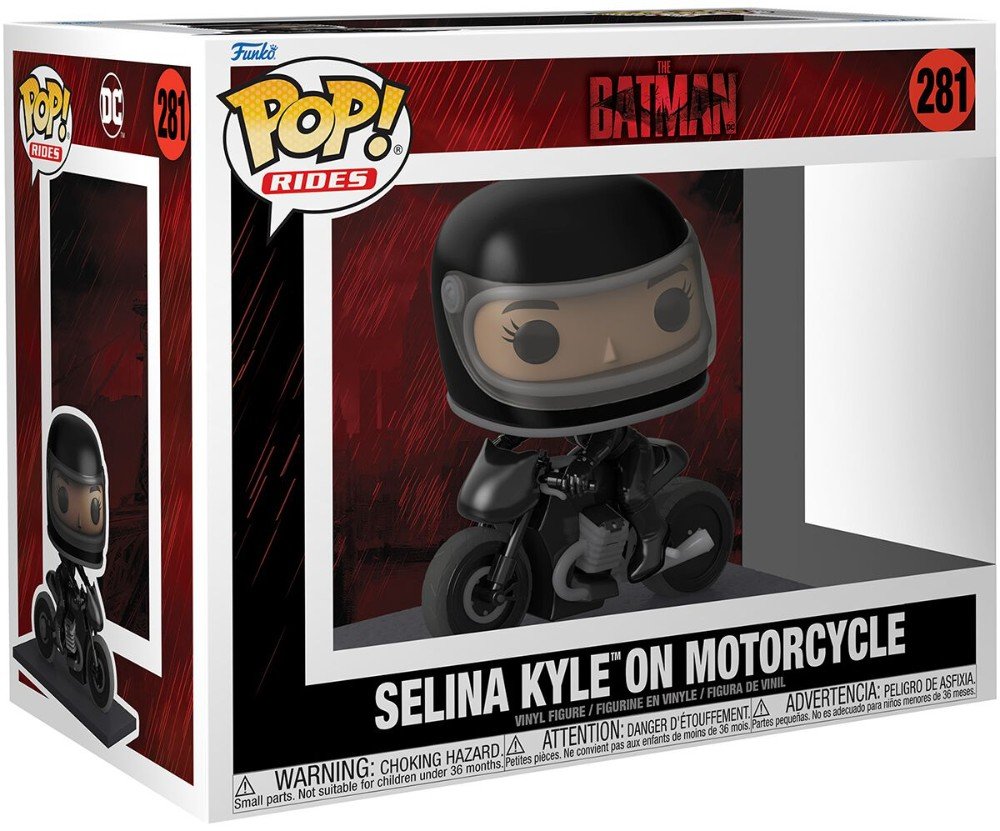 Levně Funko POP Ride: Batman - Selina on Motorcycle