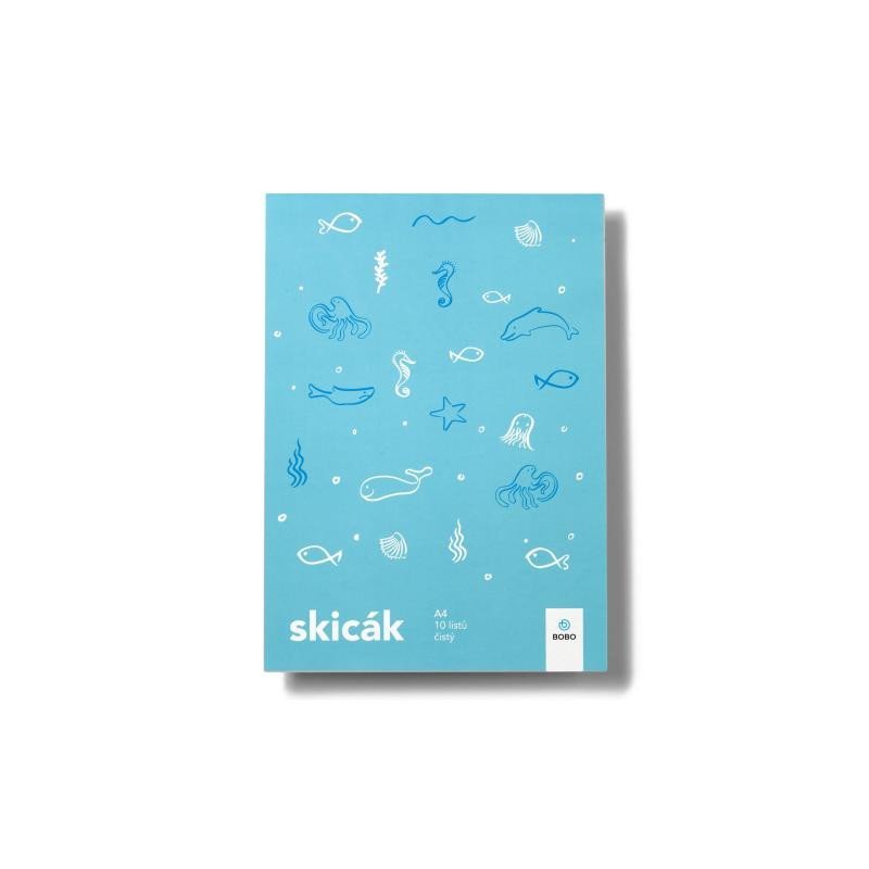 Levně Skicák SVĚT A4 - čistý 10 listů