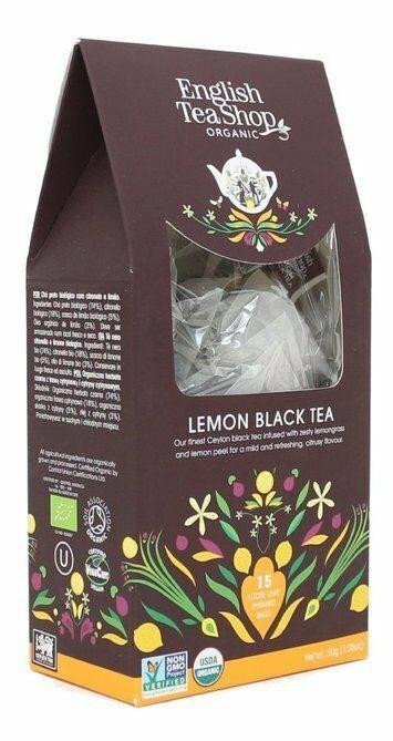 English Tea Shop Čaj Citron černý čaj bio, 15 pyramidek