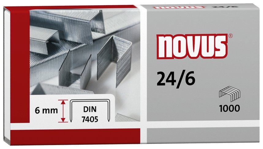 Levně Novus drátky 24/6 Standard - 10ks