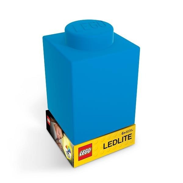 Levně LEGO Classic kostka noční světlo - modrá