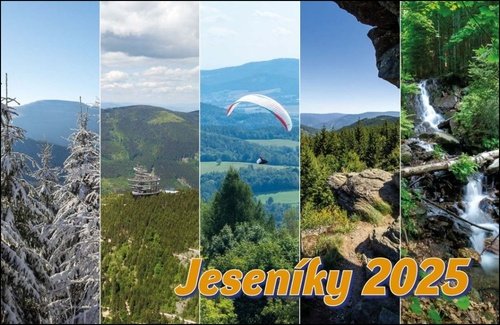 Levně Jeseníky 2025 - stolní kalendář