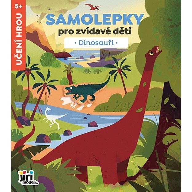 Levně Samolepky pro zvídavé děti Dinosauři