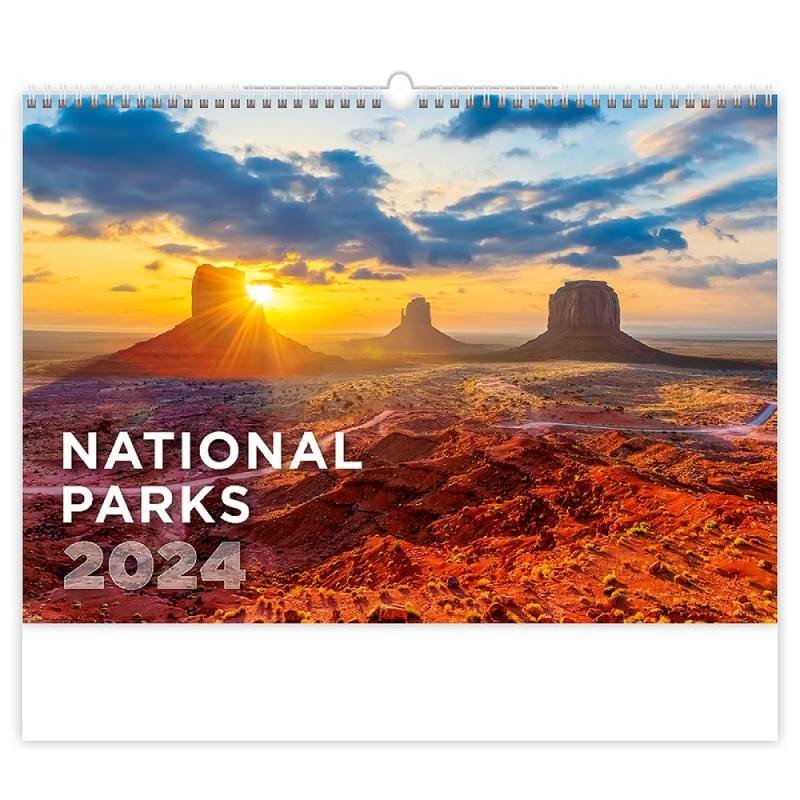 Kalendář nástěnný 2024 - National Parks