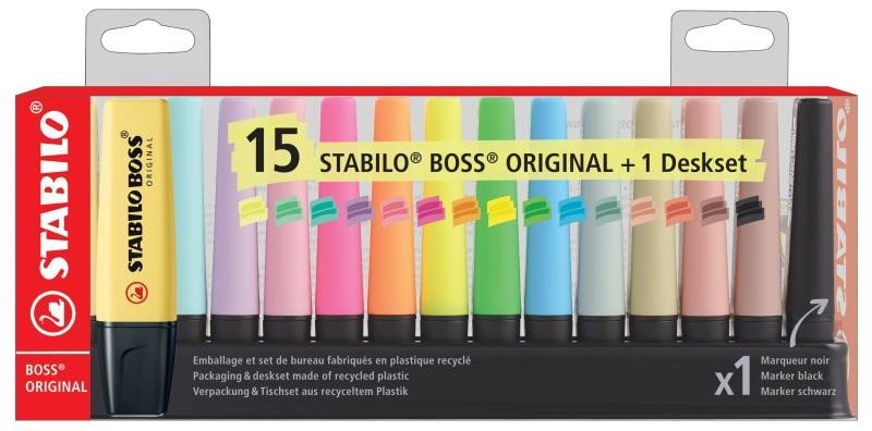 Product detail of Zvýrazňovač STABILO BOSS ORIGINAL deskset - 15 ks