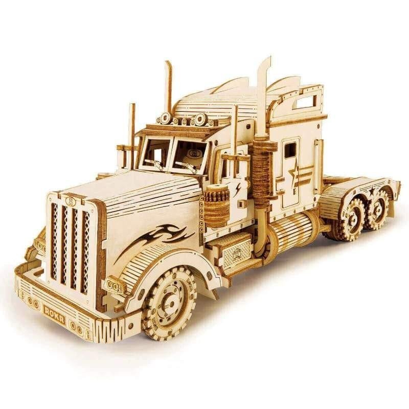 Levně Puzzle 3D Heavy Truck/286 dílků, dřevěné