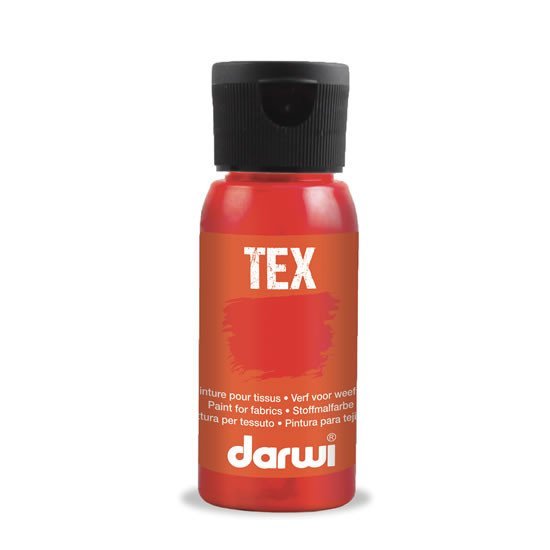 Levně DARWI TEX barva na textil - Karmínovo ružová 50 ml
