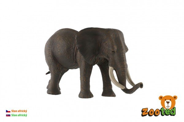 Levně Slon africký zooted plast 17cm v sáčku
