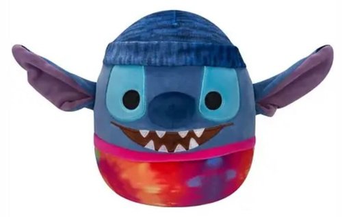 Levně Squsihmallows Disney Stitch v čepici a tričku 25 cm