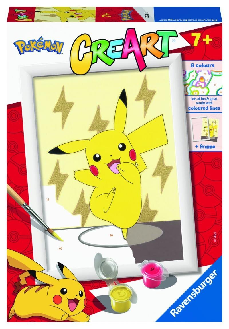 Levně Ravensburger CreArt Pokémon - Pikachu