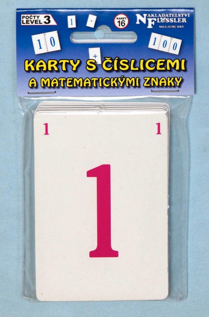 Levně Karty s číslicemi a matematickými znaky, 2. vydání - Dobruška Flösslerová