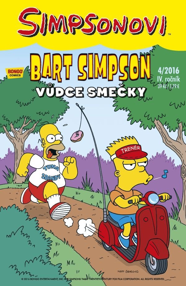 Simpsonovi - Bart Simpson 4/2016 - Vůdce smečky - Matthew Abram Groening
