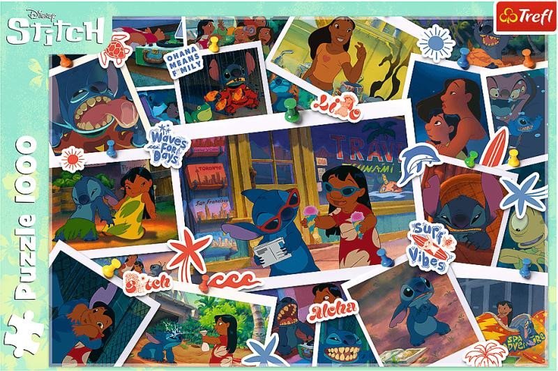 Levně Puzzle Lilo&amp;Stitch: Sladké vzpomínky/1000 dílků