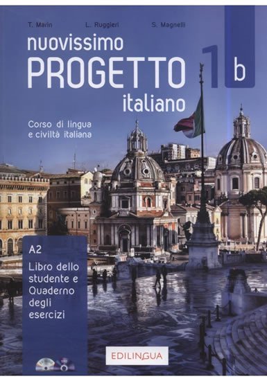 Levně Nuovissimo Progetto italiano 1b Libro dello studente e Quaderno degli esercizi DVD video + CD Audio - Telis Marin