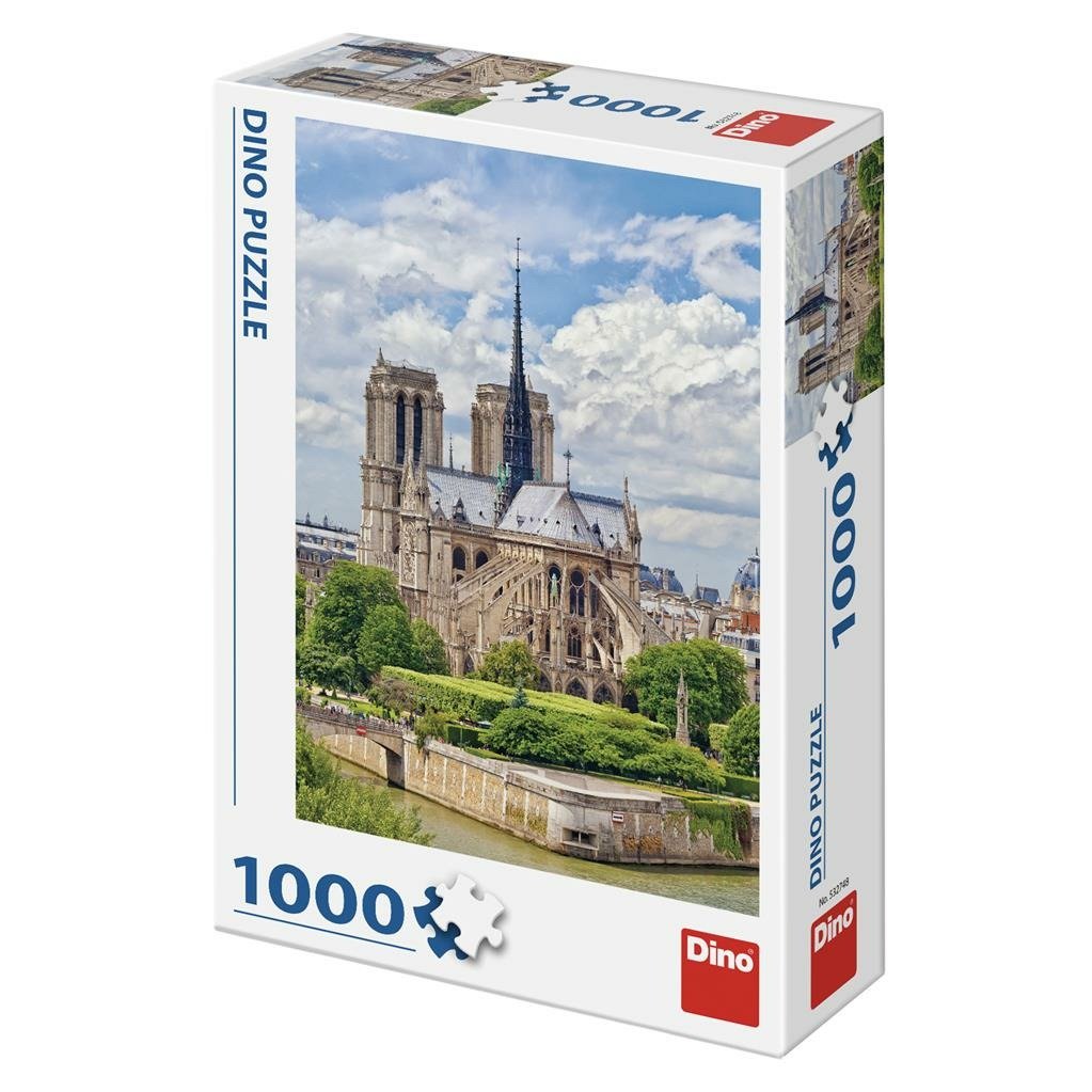 Levně Puzzle Katedrála Notre-Dame 1000 dílků - Dino