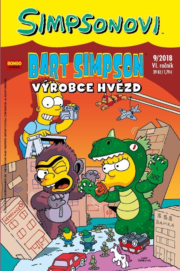 Levně Simpsonovi - Bart Simpson 9/2018 - Výrobce hvězd - autorů kolektiv
