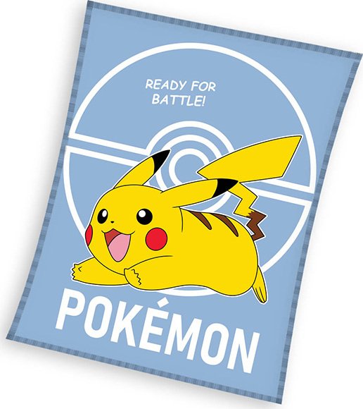 Levně Dětská deka Pokémon Volím si tebe Pikachu 110x140 cm