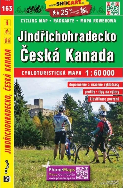 Levně SC 163 Jindřichohradecko, Česká Kanada 1:60 000