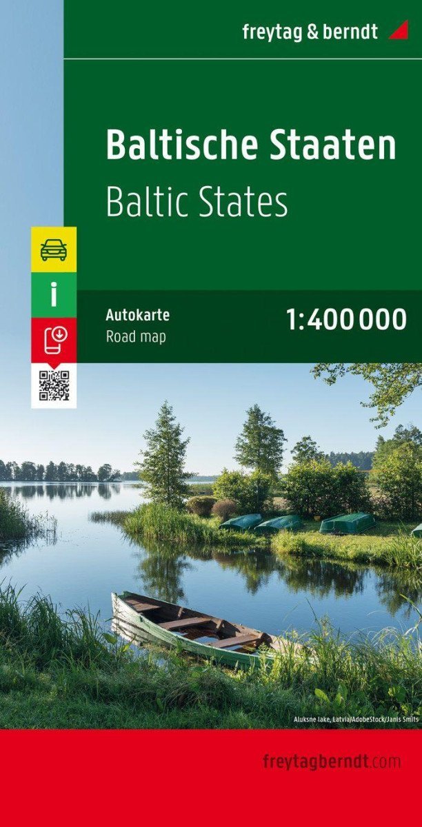 Levně AK 8101 Baltské státy 1:400 000 / automapa