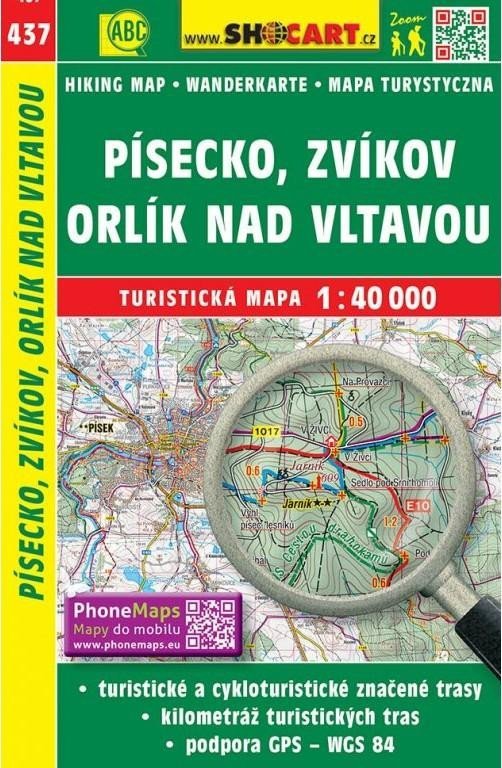 Levně SC 437 Písecko, Zvíkov, Orlík nad Vltavou 1:40 000