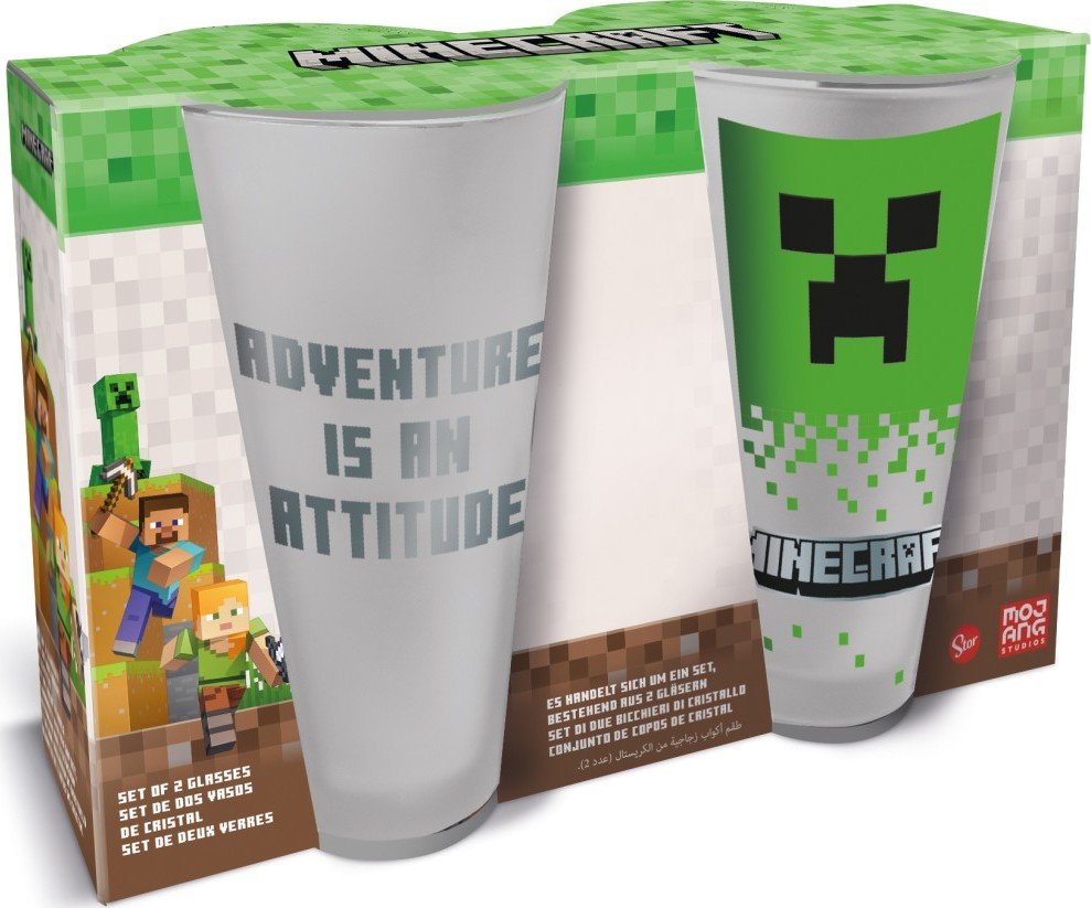 Levně Minecraft Set sklenic - EPEE