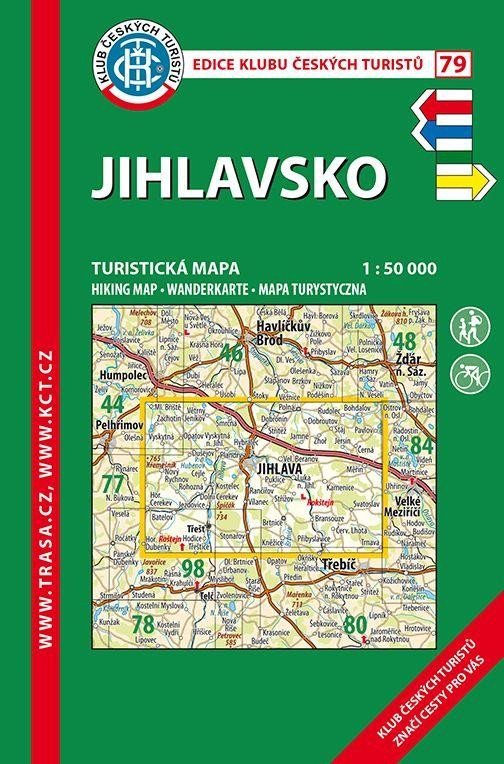 Levně KČT 79 Jihlavsko 1:50 000 / turistická mapa (2022)