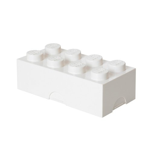 Levně Svačinový box LEGO - bílý