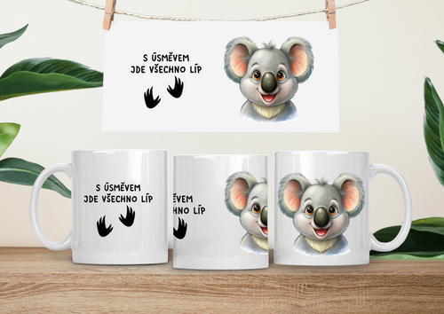 Product detail of Hrneček čumáček 330ml porcelán Koala