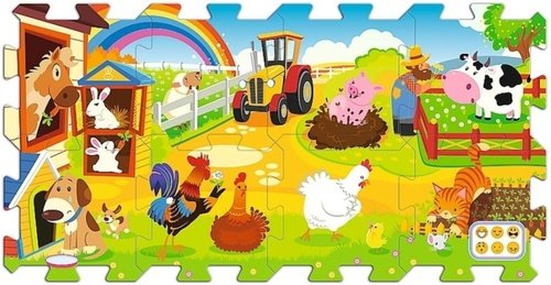 Pěnové puzzle Farma