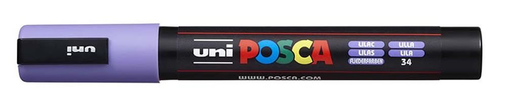 Levně POSCA akrylový popisovač - lila 2,5 mm