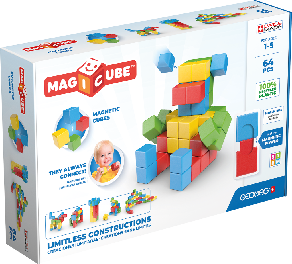 Levně Geomag Magicube Creative 64 dílků (magnetická stavebnice) - Geomag