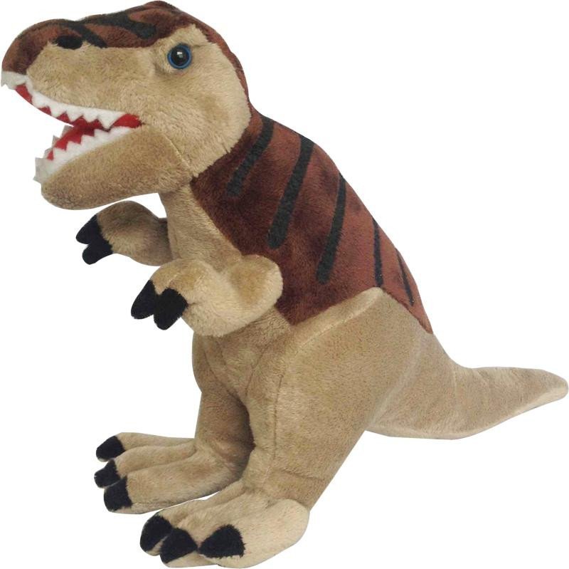 Levně Tyrannossurus Rex plyšák 30 cm hnědý