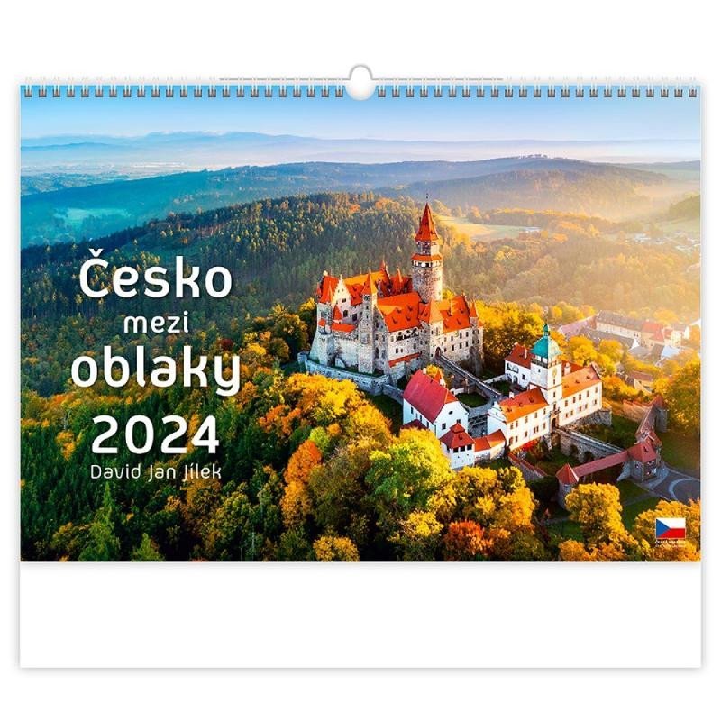 Levně Kalendář nástěnný 2024 - Česko mezi oblaky