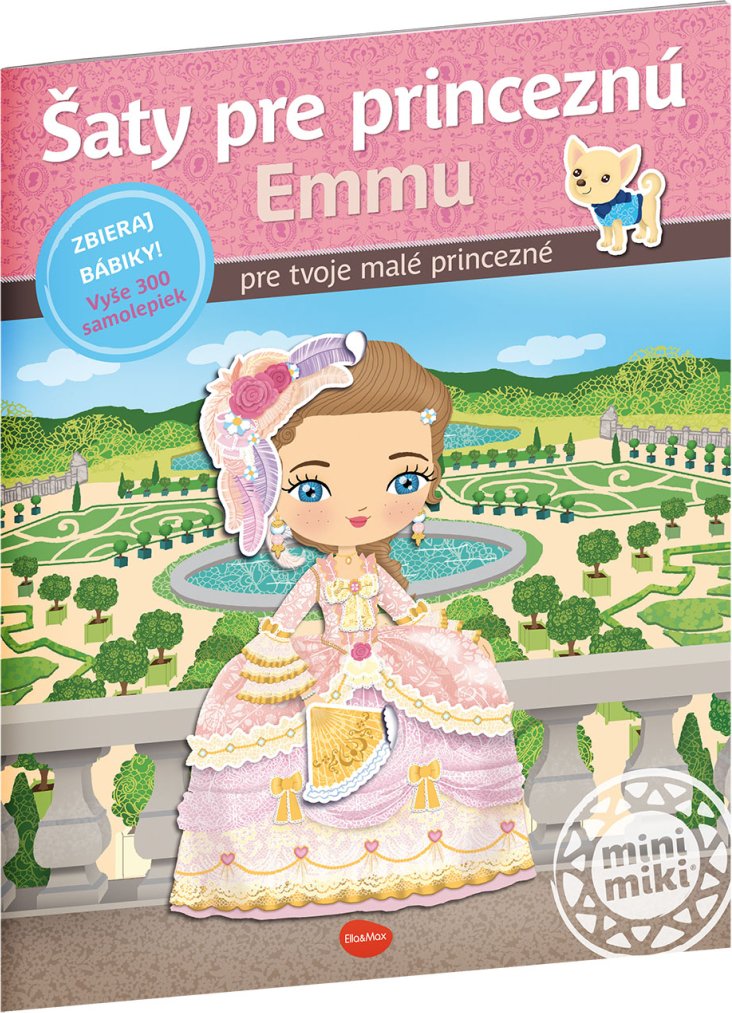 Levně Šaty pre princeznú EMMU ─ Kniha samolepiek