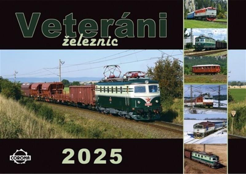 Levně Kalendář 2025 Veteráni železnic - nástěnný
