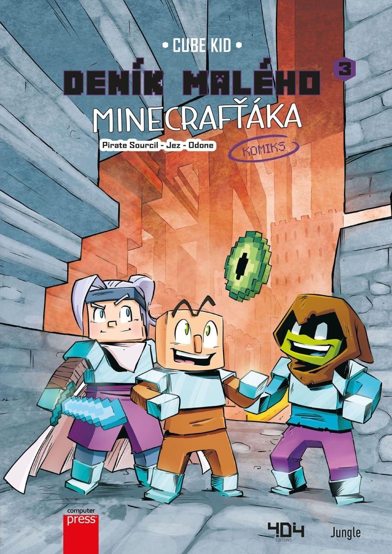 Levně Deník malého Minecrafťáka: komiks 3, 1. vydání - Cube Kid