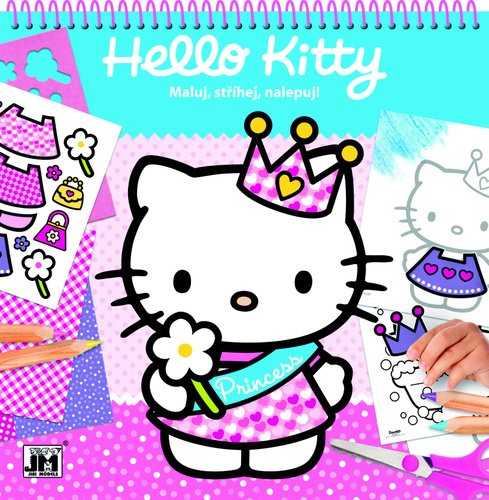 Levně Maluj, stříhej, nalepuj Hello Kitty