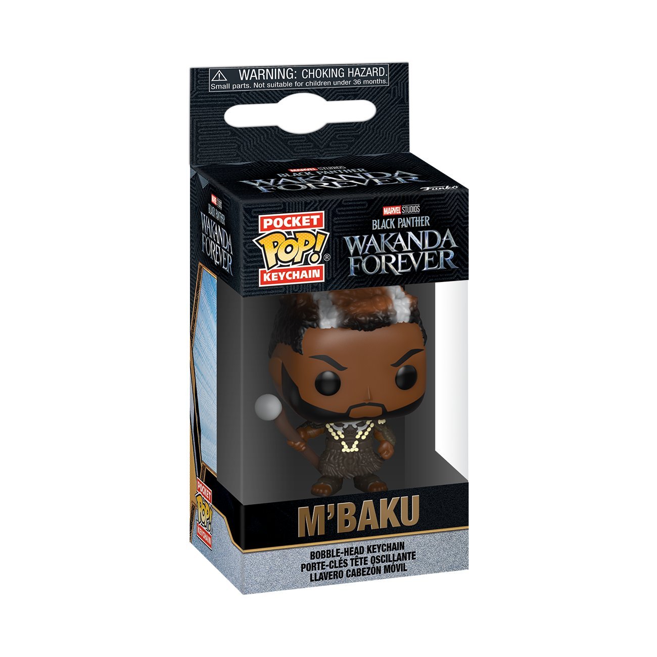Levně Funko POP Keychain: Black Panter Wakanda Forewer - M´Baku