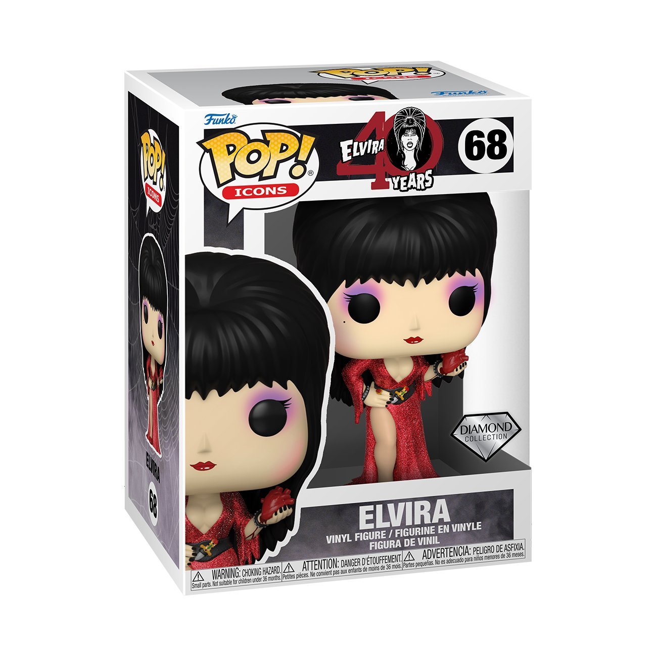 Levně Funko POP Icons: Elvira 40th - Elvira