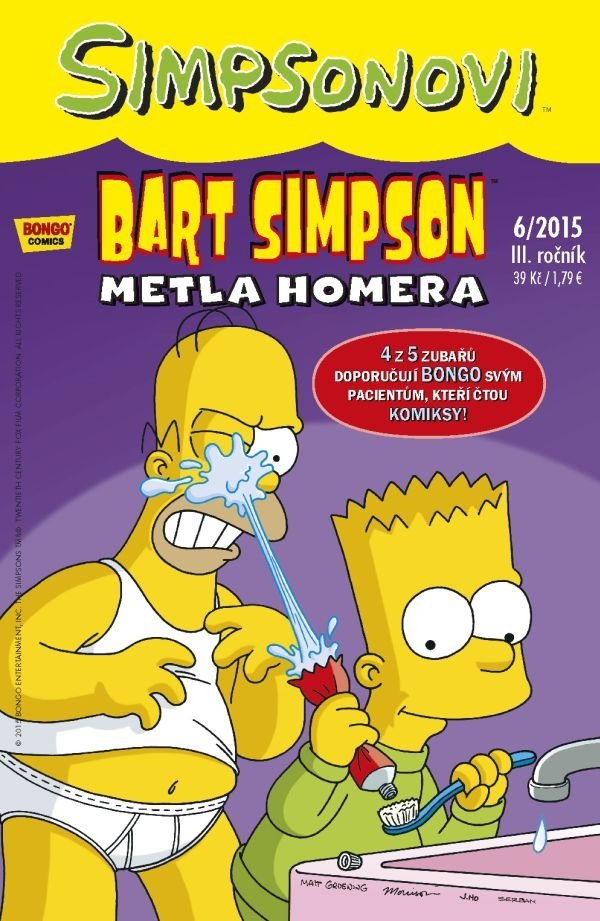 Levně Simpsonovi - Bart Simpson 06/15 - Metla Homera - Matthew Abram Groening