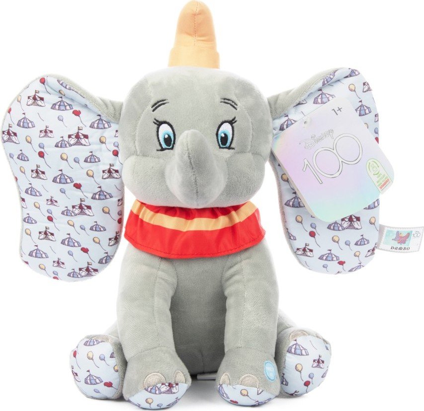 Levně Plyšovo/látkový slon Dumbo se zvukem 32 cm - Alltoys