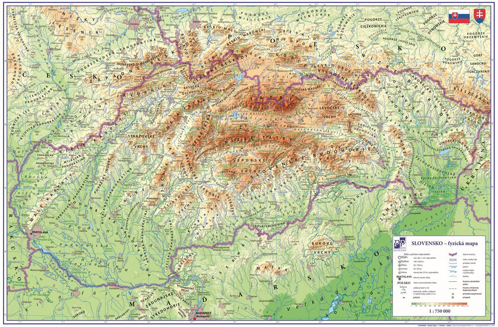 Levně Podložka na stůl 60x40cm Slovensko