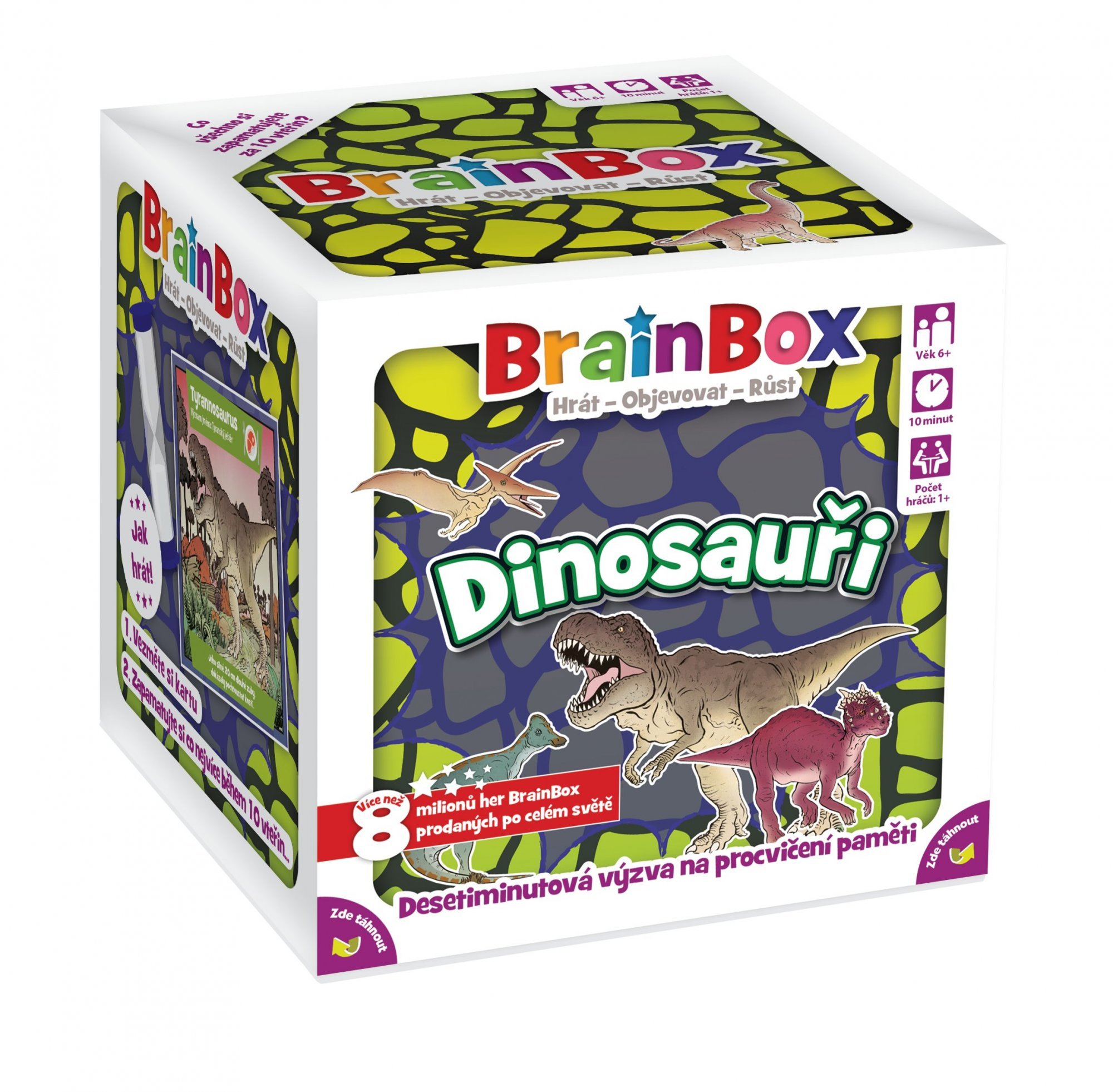 Levně BrainBox - dinosauři (postřehová a vědomostní hra)