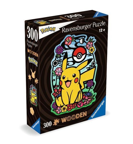 Levně Dřevěné puzzle Pikachu 300 dílků