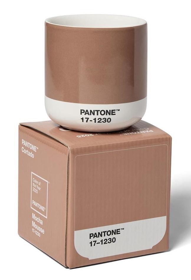 Levně Pantone Cortado Termohrnek - Mocha Mousse 17-1230 (barva roku 2025)