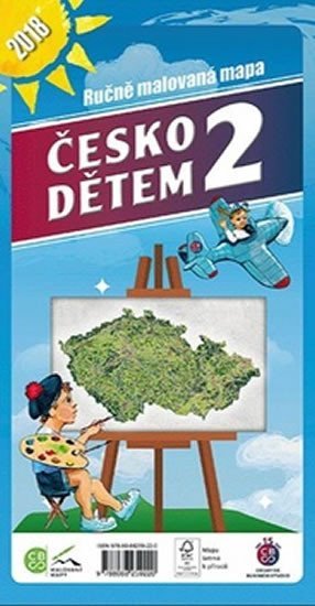 Levně Česko dětem 2 - Ručně malovaná mapa
