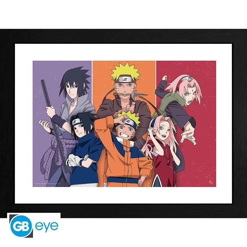 Levně Naruto Zarámovaný plakát - Adults and Children