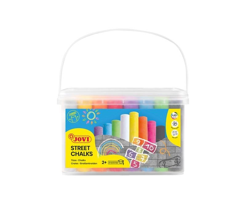 Product detail of JOVI chodníkové křídy jumbo box - 48ks
